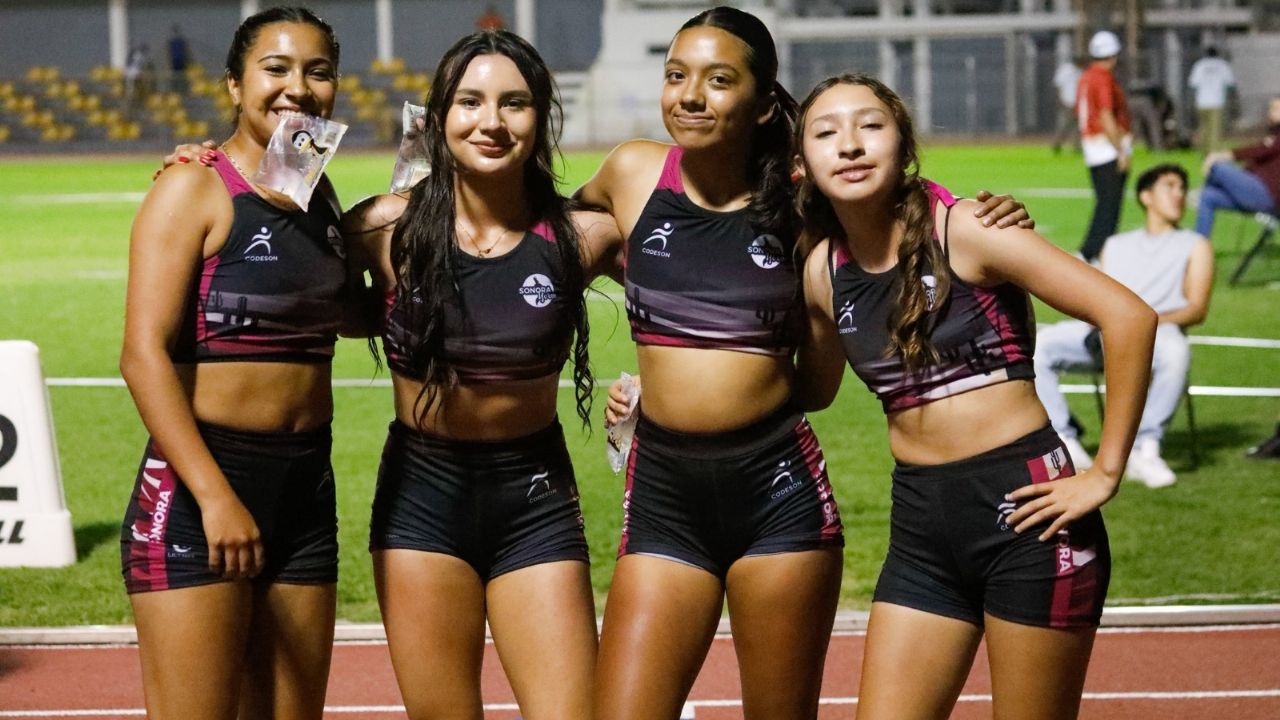 Jornada de 12 medallas para la selección Sonora en el Macro Regional de Atletismo