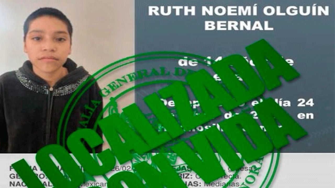 Se fue por voluntad propia: Hallan sana y salva a Ruth Noemí, menor de 14 años, en Navojoa