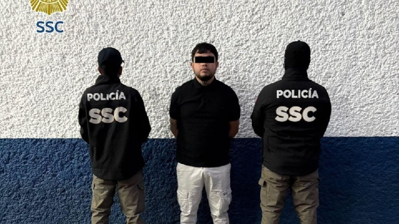 Detienen a ‘El Cabezón’, integrante de la Unión Tepito, tras operativo en Naucalpan, Edomex