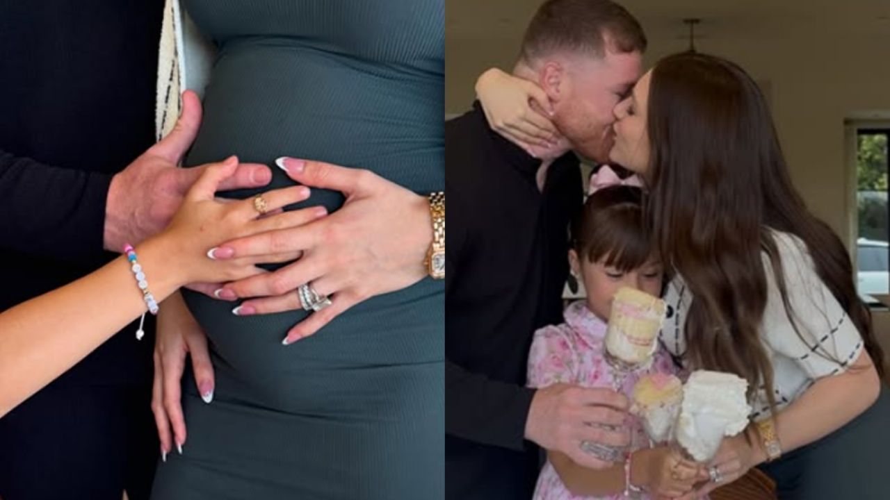 “Lleno de amor”: ‘Canelo’ Álvarez y su esposa anuncian embarazo; así revelaron el sexo
