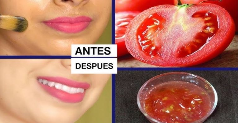 El tomate aporta luminosidad al rostro 
