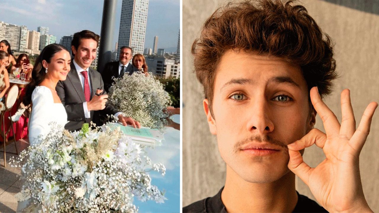 Andrés Zurita, hermano de Juanpa Zurita, se casó con su prometida en emotiva boda civil