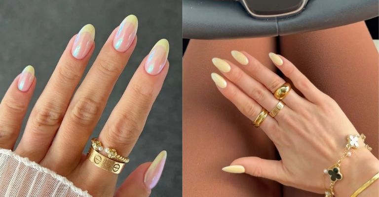 Color amarillo mantequilla con una variedad de diseños muy creativos en tendencia