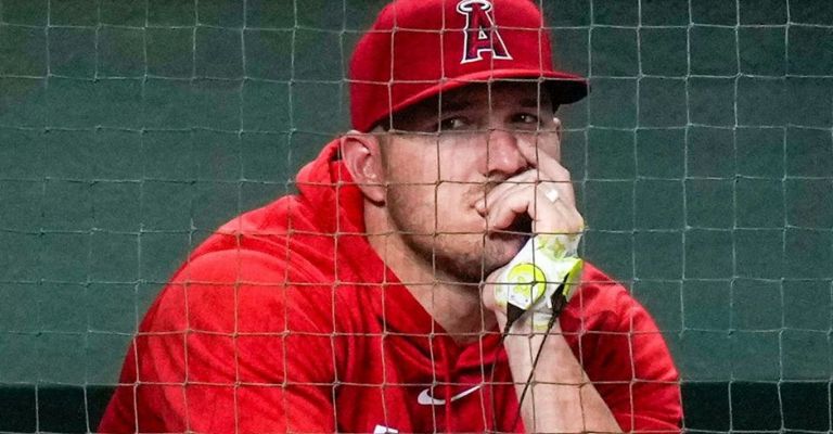 El jardinero vio el resto del juego desde la banca