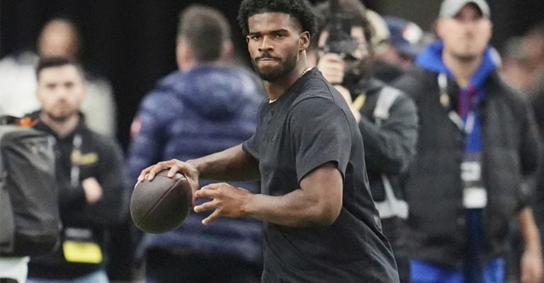 Shedeur pasó por un mal momento con la llamada