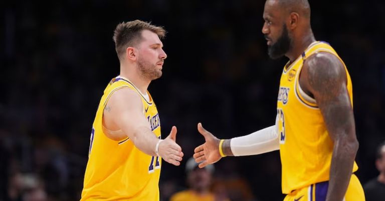 James disfrutó de jugar al lado de Doncic