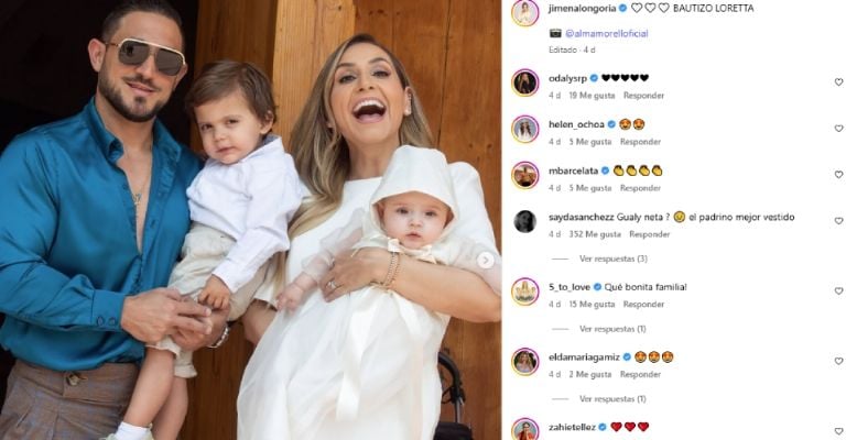 Jimena Longoria anuncia hospitalización de urgencia de su bebé