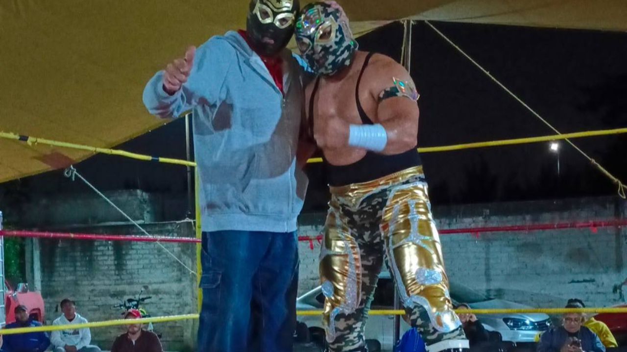 Le rinden un merecido homenaje al luchador cajemense José Luis Mendieta; Rambo