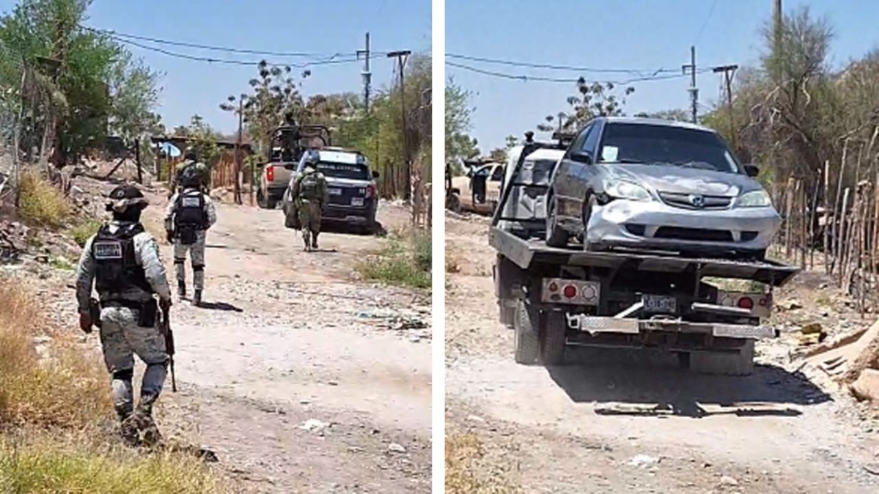 Hallan a hombre muerto dentro de auto abandonado en Hermosillo; tenía impactos de bala