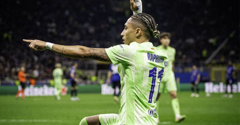 Raphinha había puesto en ventaja a los blaugranas