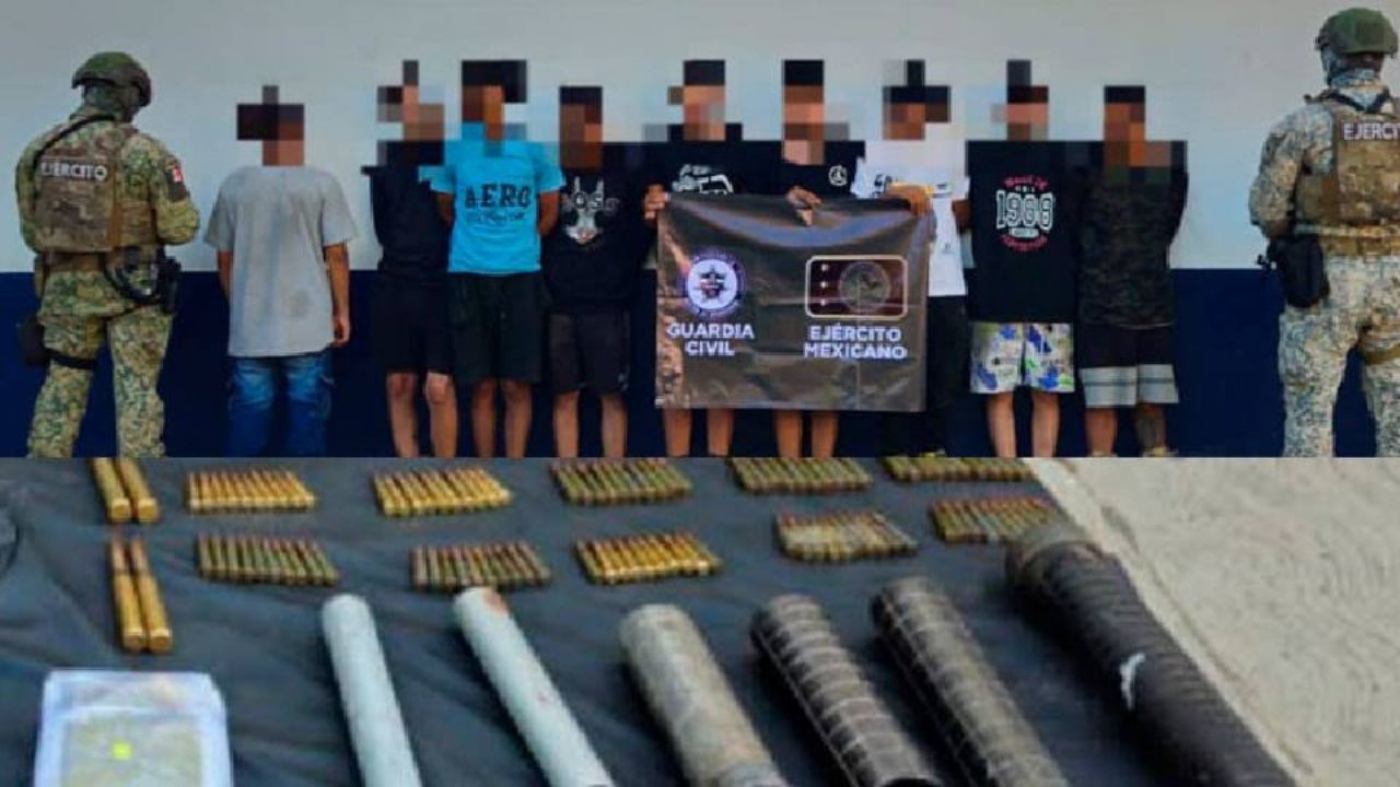 CJNG: detienen a ocho venezolanos y un hondureño durante operativos en Michoacán