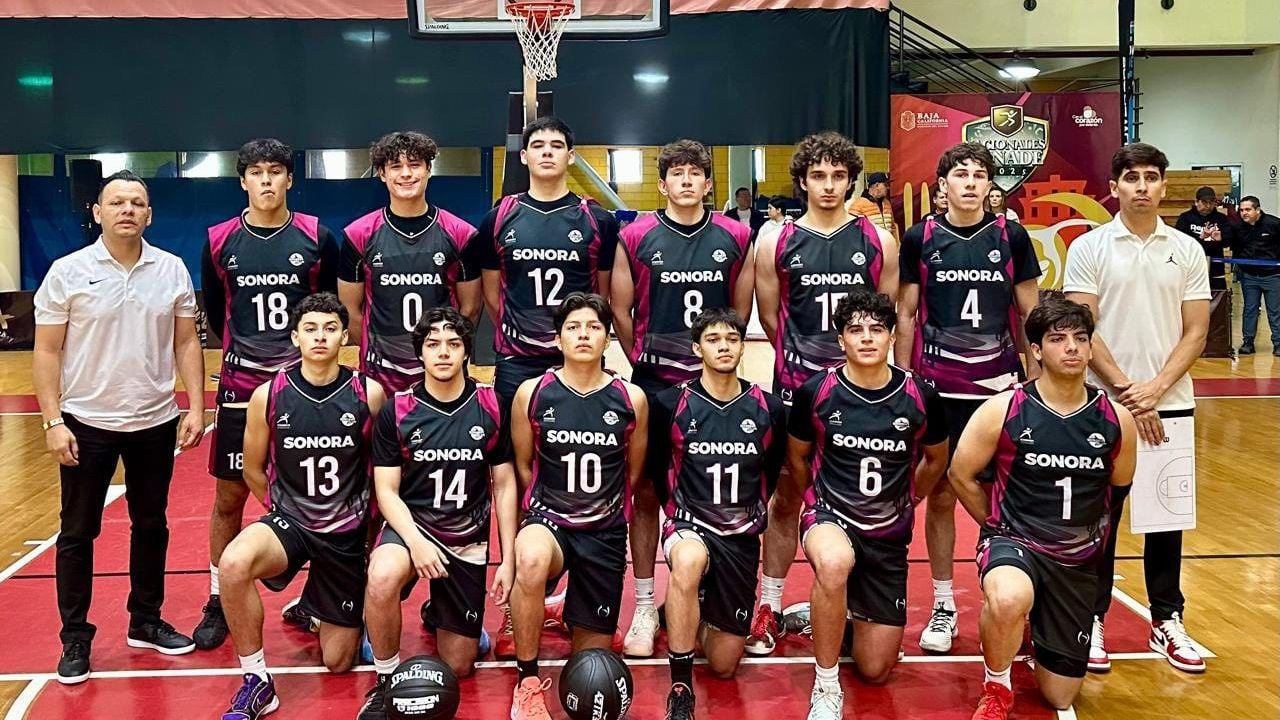 Sonora se lleva el ‘carro completo’ en el Macro Regional de Baloncesto 2025