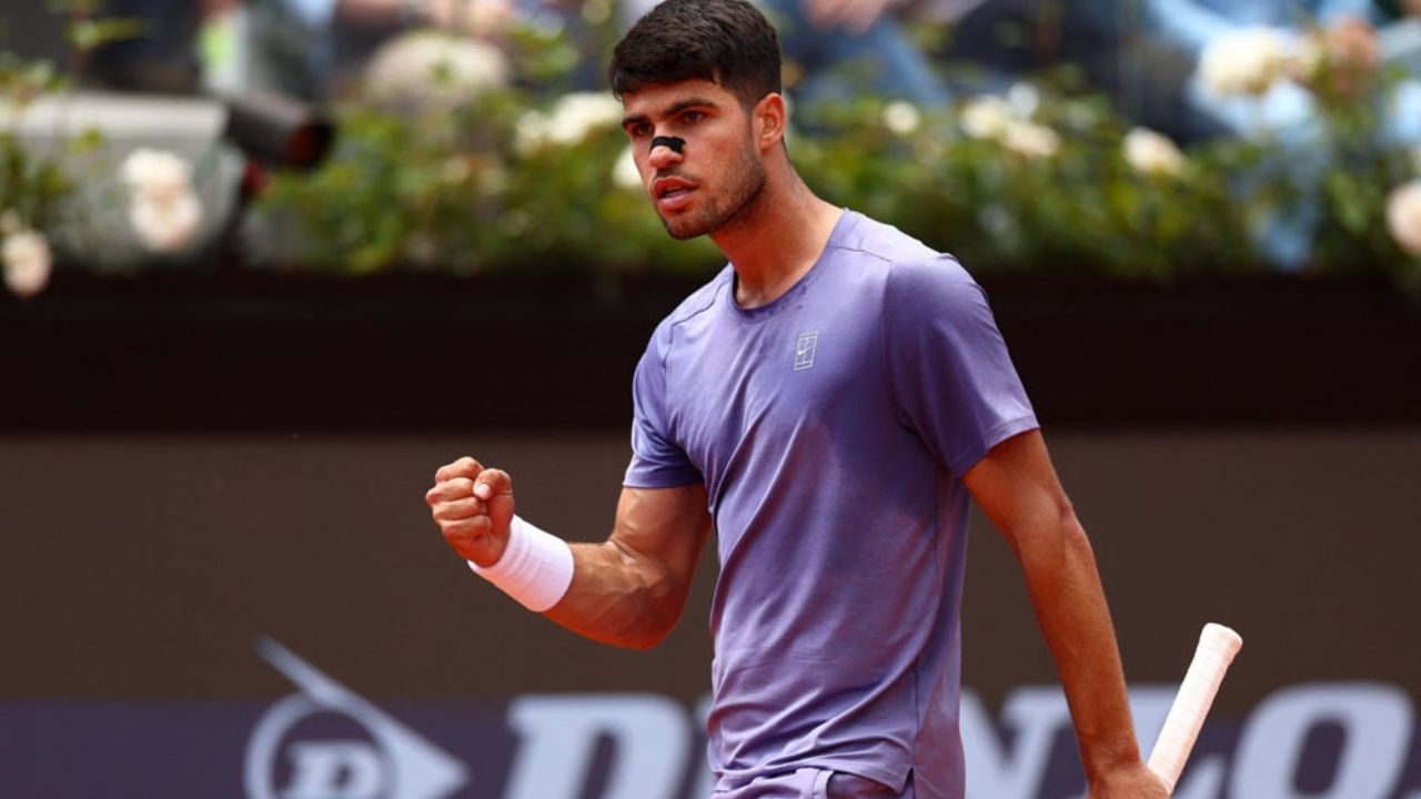 Alcaraz tiene sólido regreso y se impone a Lajovic en el Abierto de Italia