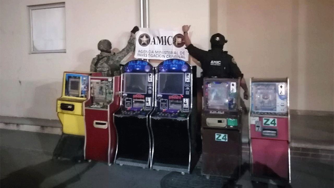 Decomisan en operativo 20 máquinas tragamonedas en diferentes puntos de Ciudad Obregón