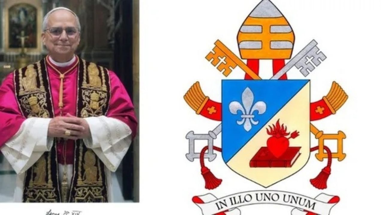 Presenta El Vaticano foto oficial y escudo del Papa León XIV como inicio de su pontificado