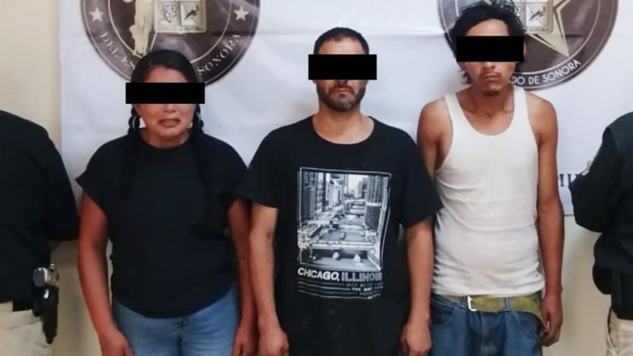 Caen tres presuntos ‘tiradores’ al norte de Sonora; llevaban 29 envoltorios de droga