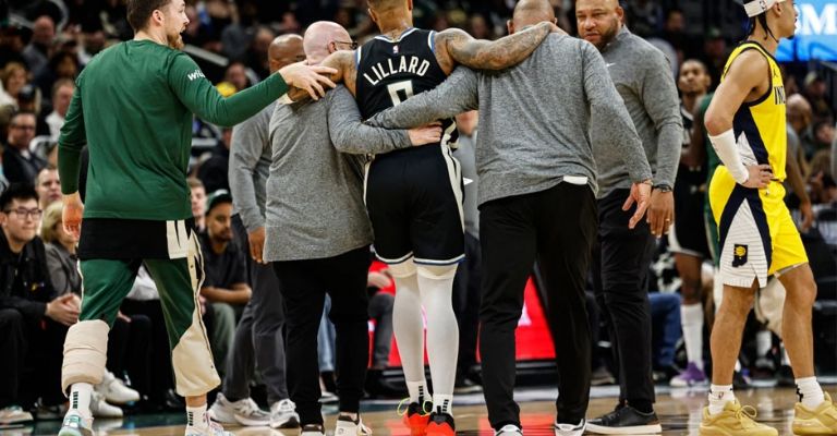 Lillard fue una baja sensible para Milwaukee