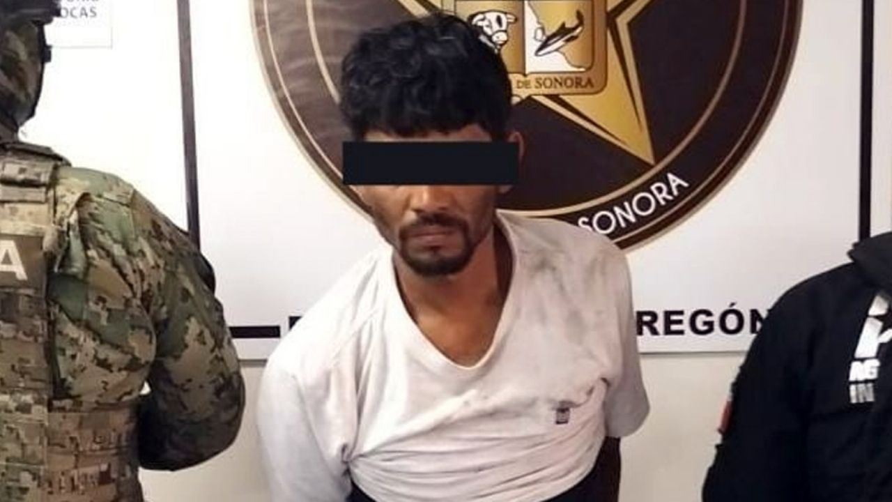 Sorprenden a ciclista en posesión de pistola y 26 dosis de marihuana en Ciudad Obregón