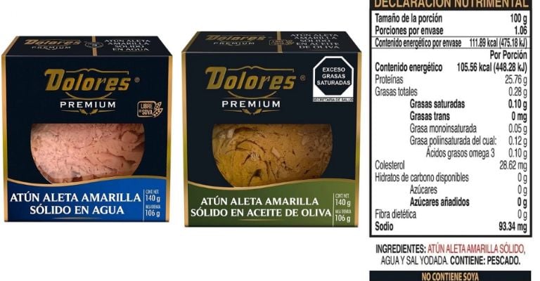 Atún Dolores cumple con su etiquetado