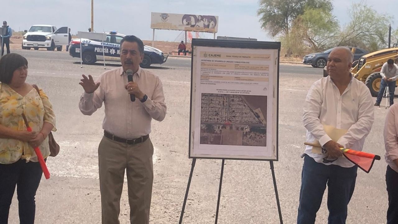 Ciudad Obregón: Rehabilitan puente en Villas del Rey ante posible colapso