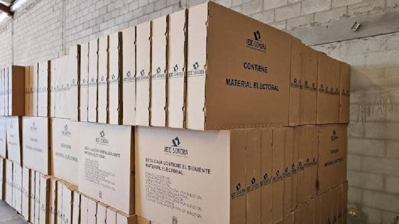 Llegan boletas para la elección judicial local de Sonora a Hermosillo