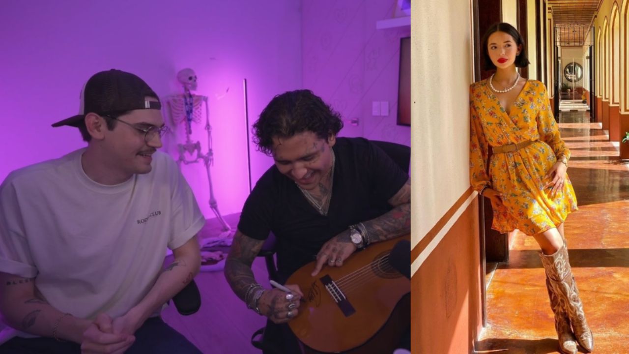 Christian Nodal en entrevista con El Mariana presume las propiedades de su esposa