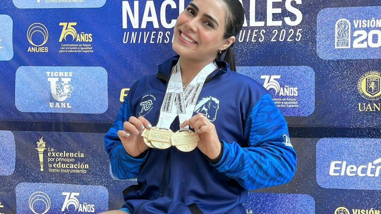 La cajemense Daphne Guillén conquista tres medallas en el Campeonato Nacional