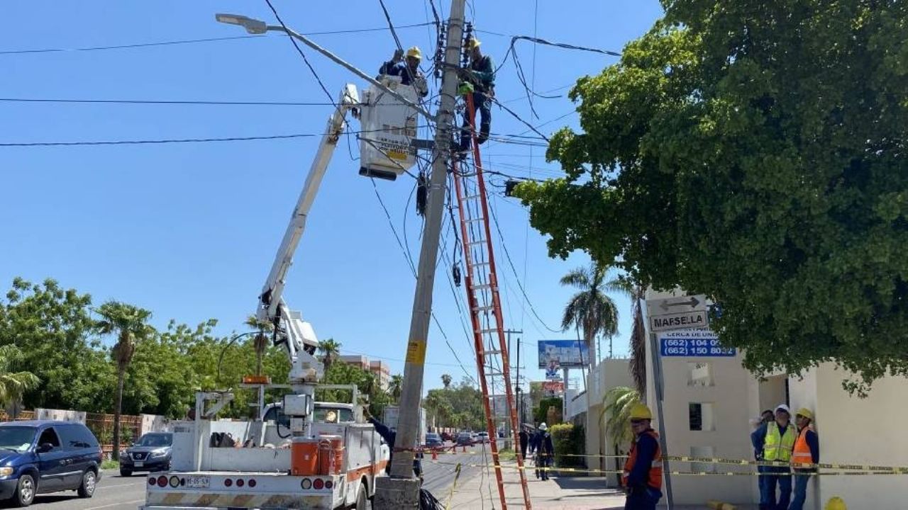 Suspenderá CFE servicio de energía eléctrica en cinco colonias de Hermosillo