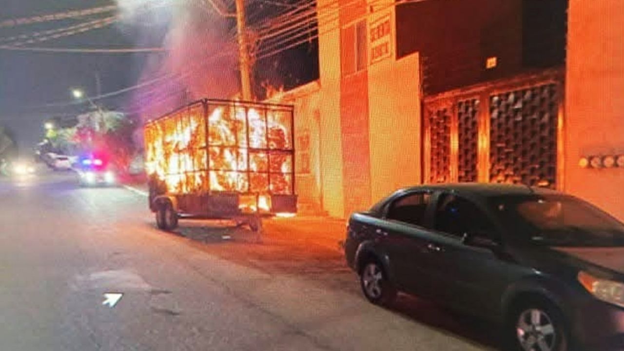 Continúa la investigación sobre jóvenes que incendian vehículos en Hermosillo