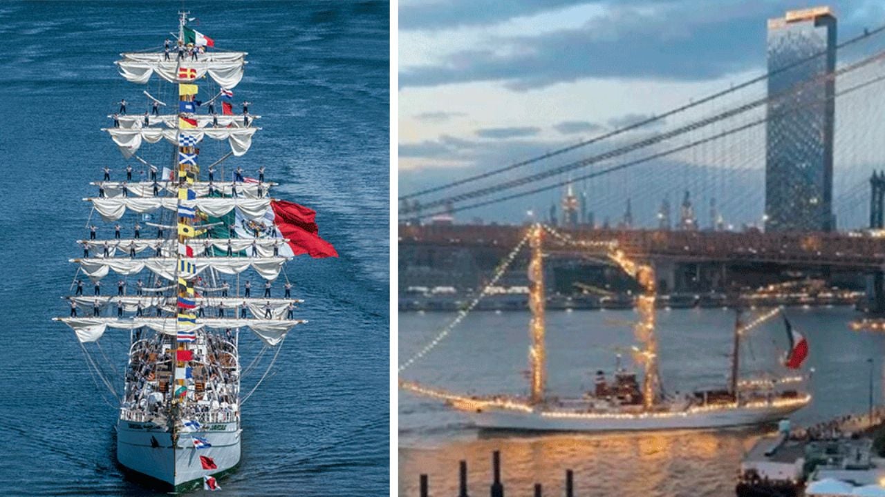 Buque escuela ‘Cuauhtémoc’: Esta es la historia del velero que chocó en Nueva York