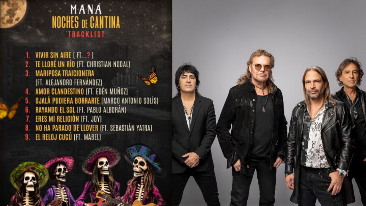‘Noches de Cantina’: Maná anuncia la fecha de lanzamiento de su nuevo álbum