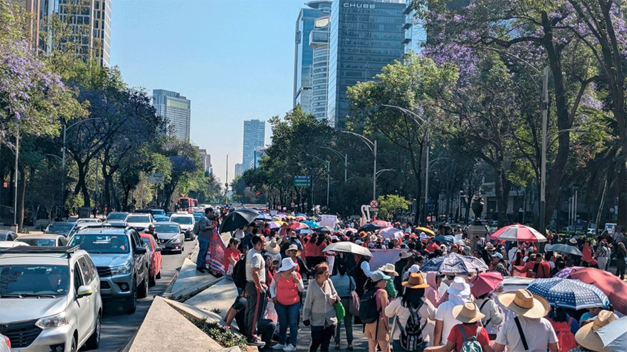 Tráfico en CDMX: Se espera caos por marchas y bloqueos este 23 de mayo en la capital