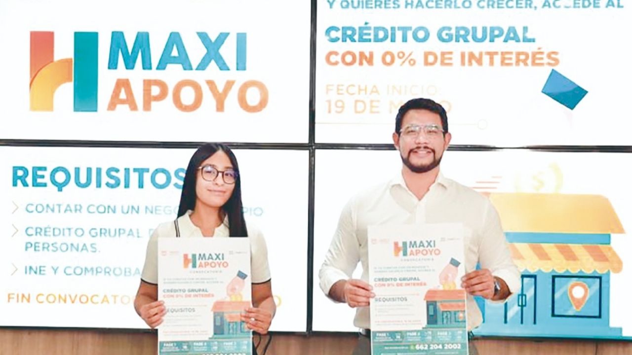 Gobierno de Hermosillo apoyará a emprendedores con el programa ‘Maxi Apoyo Créditos’