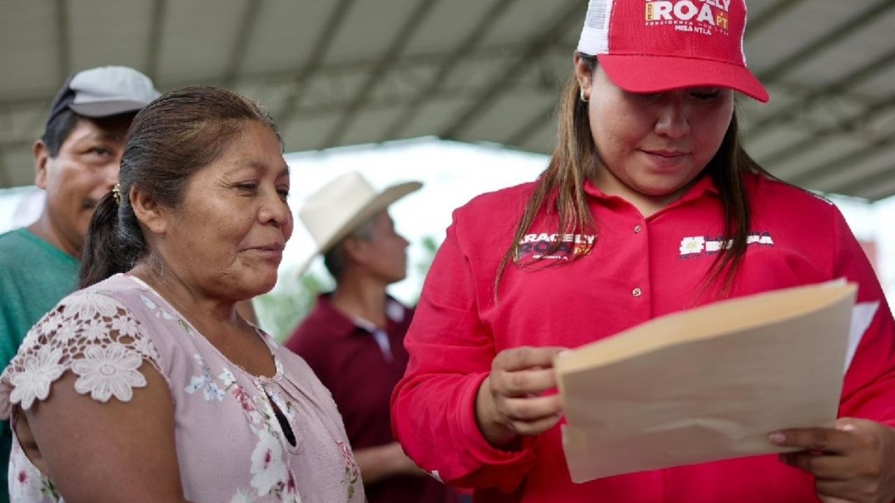 Aracely Pérez Roa, candidata del PT denuncia agresión en campaña por alcaldía de Misantla