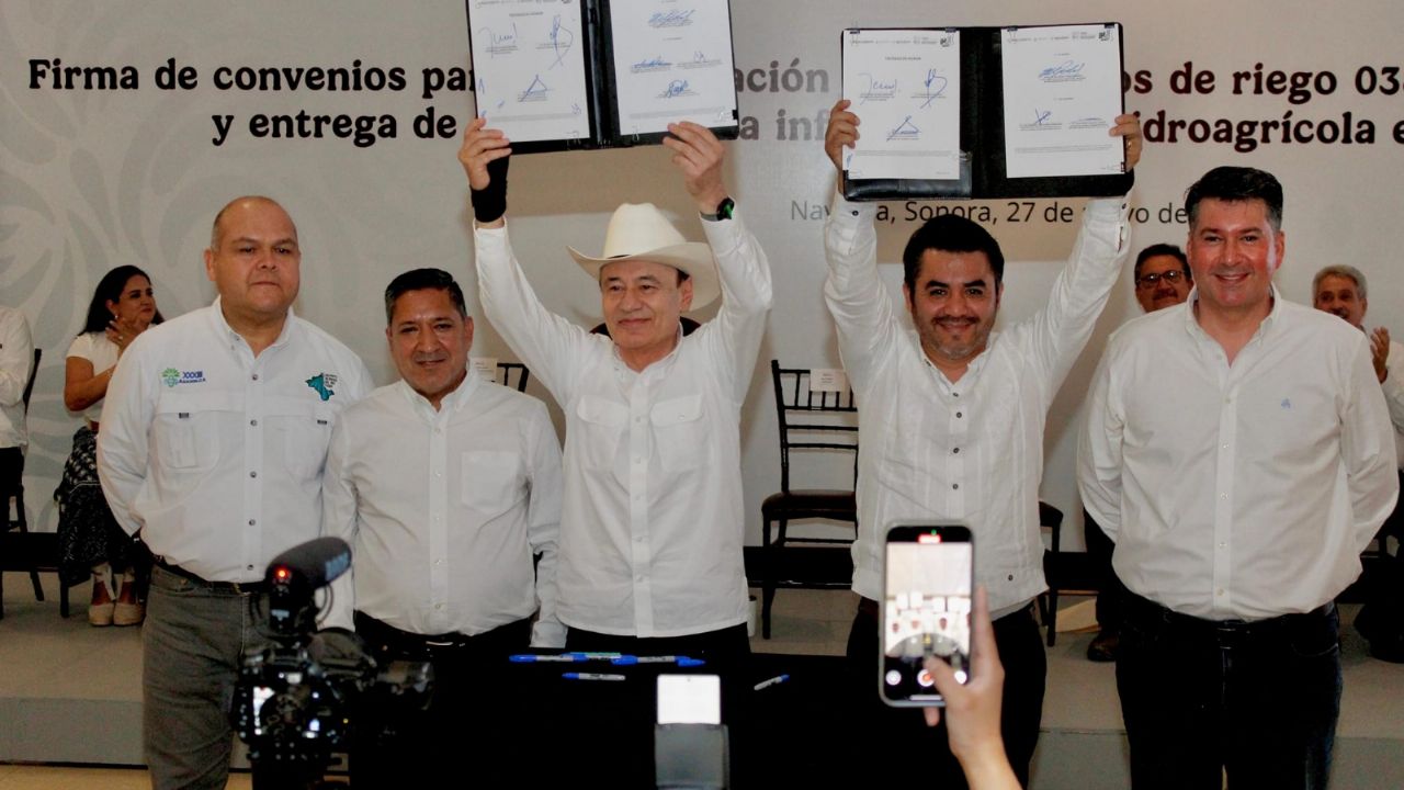 Valles del mayo y yaqui se suman al Plan Nacional de Tecnificación de Riego