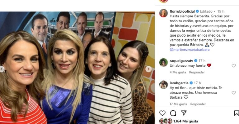 TV Azteca se viste de luto tras la irreparable pérdida de Flor Rubio y familia