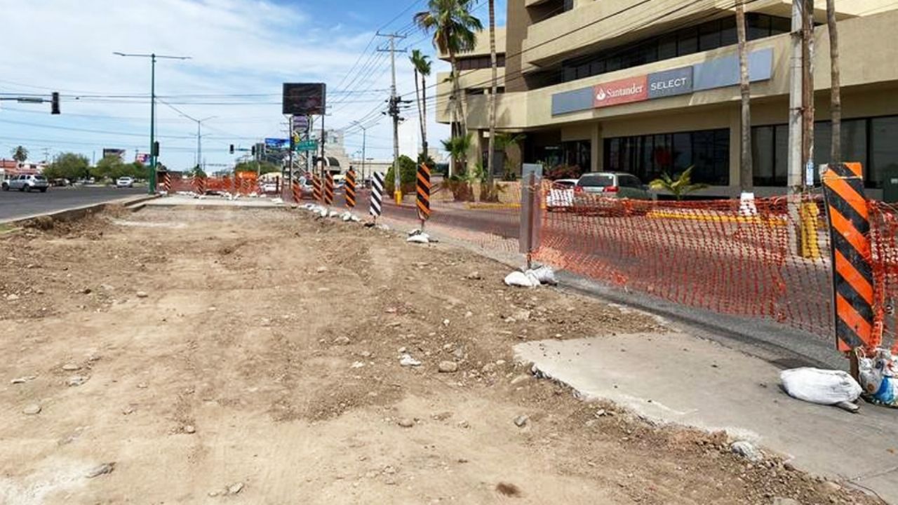 Avanza obra en bulevares Colosio y Solidaridad de Hermosillo; se encuentra al 18%