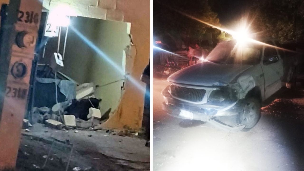 Por poco provoca tragedia: Vehículo termina dentro de domicilio en Ciudad Obregón