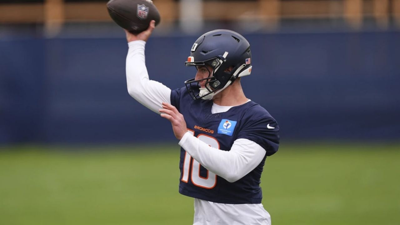 Bo Nix luce más cómodo de cara a la segunda temporada en la NFL con Broncos