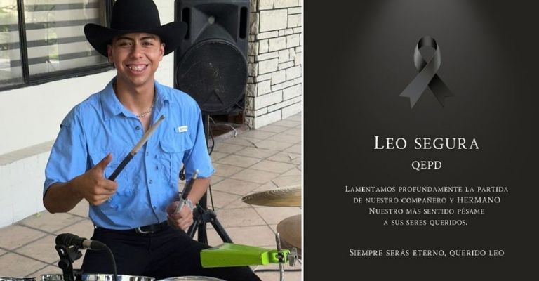 Leonardo Segura, de Grupo Eterno, fallece tras accidente en auto al ir a alta velocidad