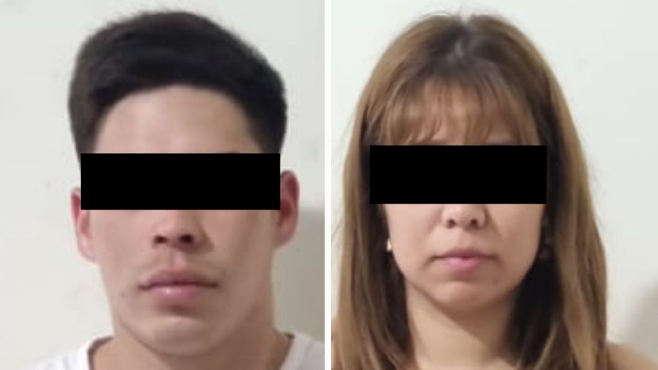 Detienen a pareja en posesión de pistola cargada y 131 envoltorios de droga en Caborca