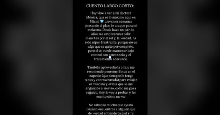 Michelle Salas habla de su enfermedad y lo frustrante de las recaídas