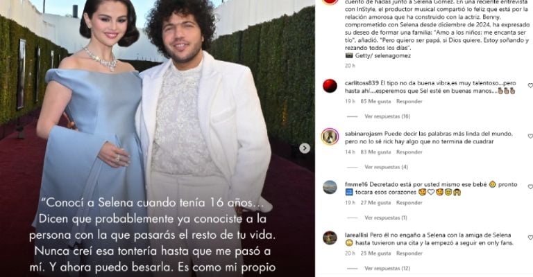 Benny Blanco anhela ser padre con Selena Gomez y ¿confiesa su embarazo?