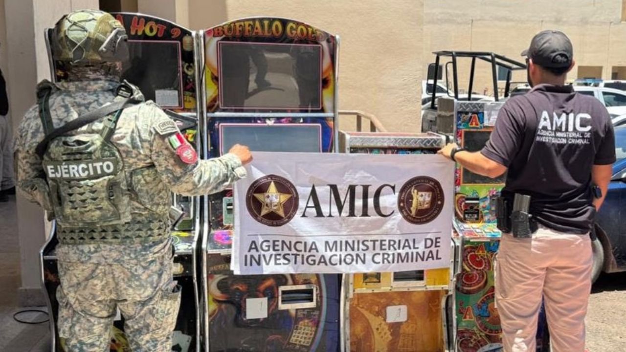 Incautan máquinas tragamonedas que operaban de forma irregular al sur de Ciudad Obregón