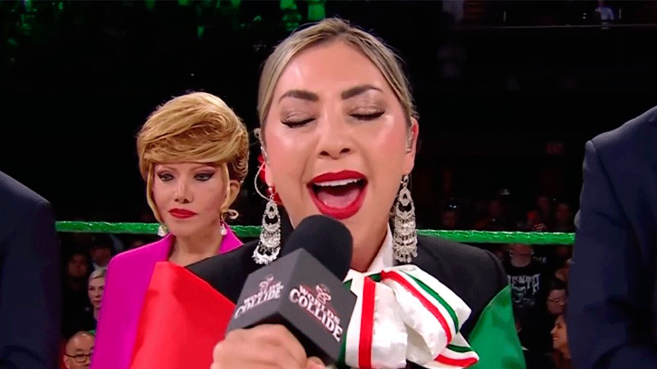 Deyra Barrera se disculpa tras equivocarse con el Himno Nacional en pleno show deportivo