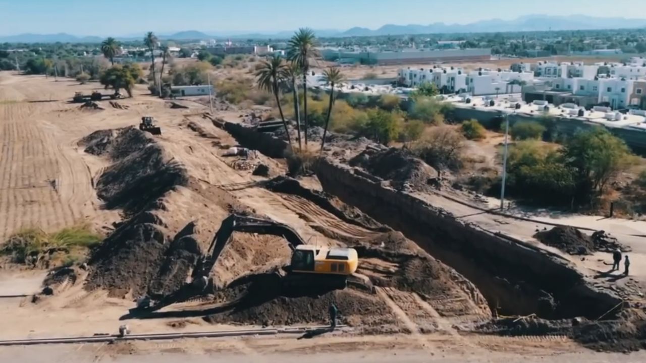 Arreglo del colector Nogalitos tiene casi seis meses de retraso en Navojoa