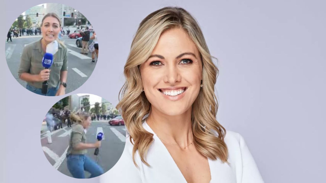 En medio de protestas en LA, agentes le disparan bala de goma a periodista australiana