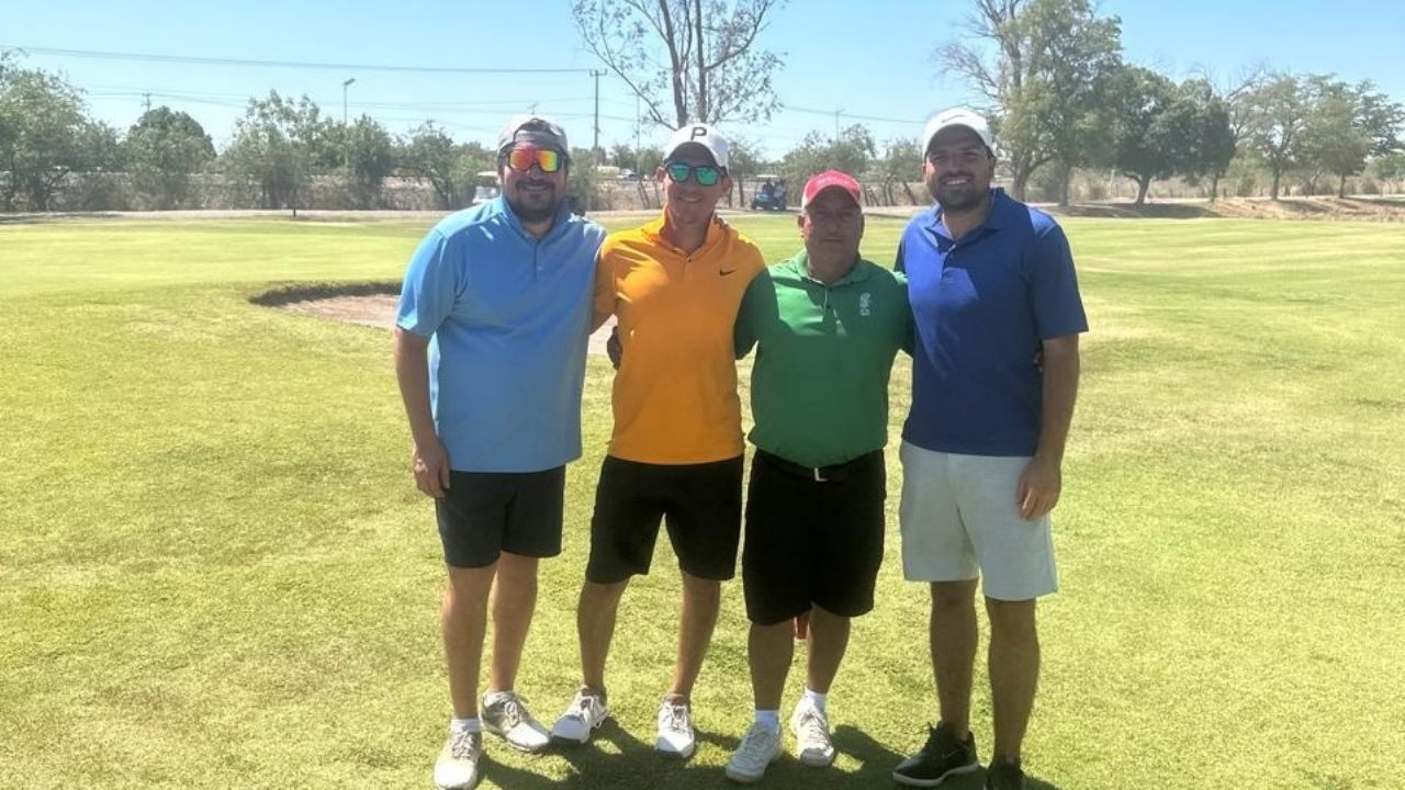 García de León, Gastélum y Pablos se quedaron con el campeonato del Torneo de Golf Tres Amigos