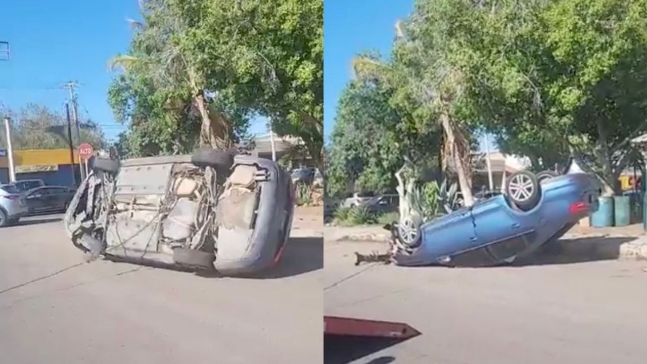 A tempranas horas, accidente vehicular en Ciudad Obregón moviliza a las autoridades