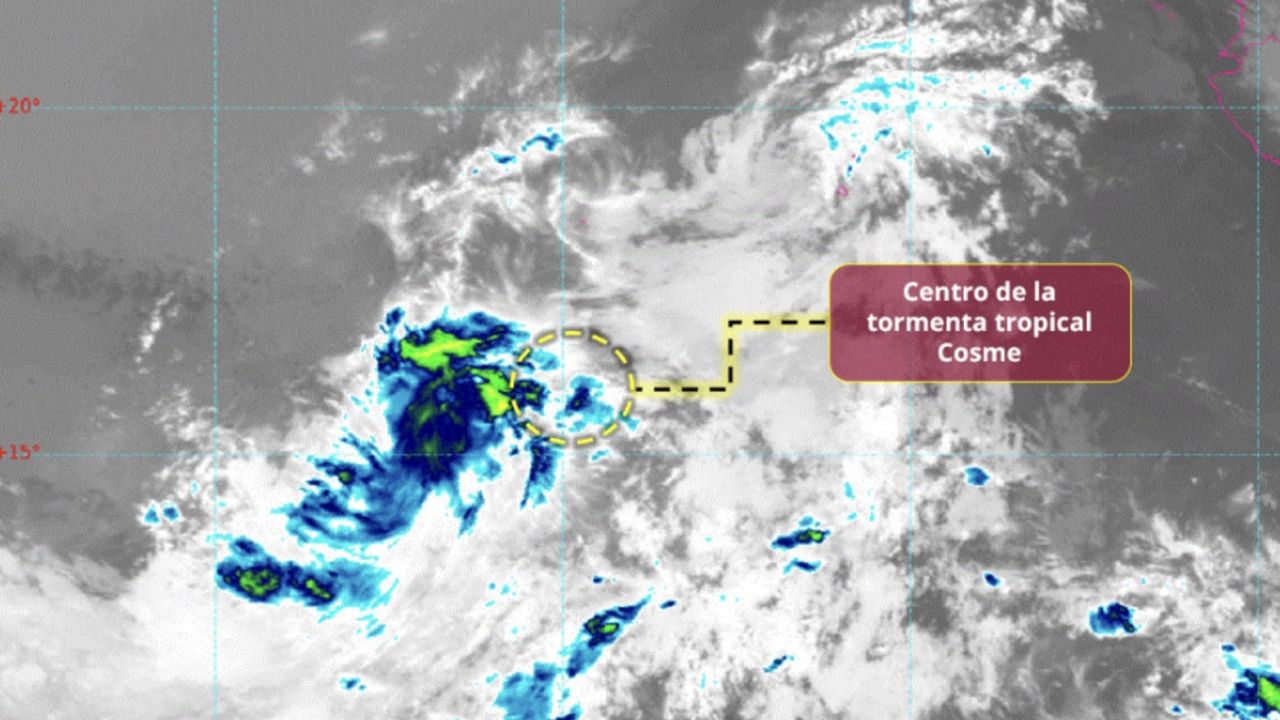 ¿Cuáles son los efectos de la Tormenta Tropical ‘Cosme’ HOY 11 de junio? Conagua informa